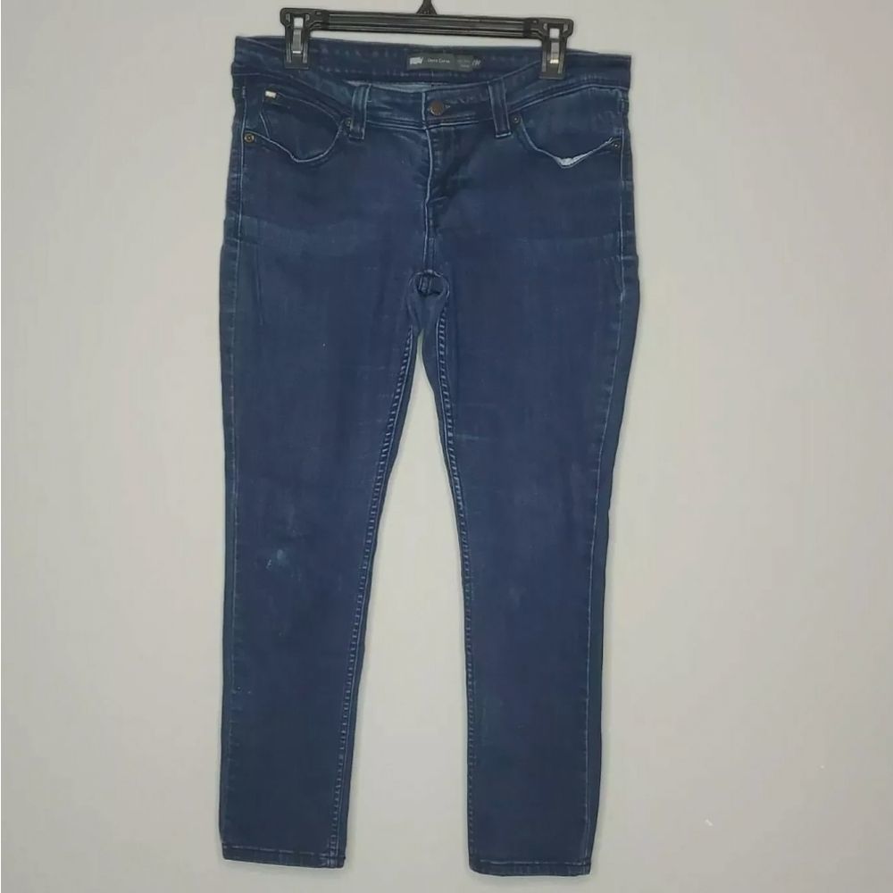Levi's Women's Demi-Curve Low Rise Skinny Dark Wash Blue Jeans Size 11